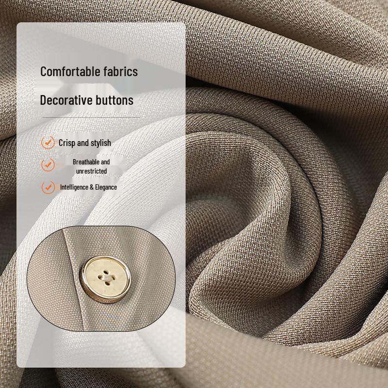 Women's Mid-Rise Straight-Leg Casual Pants