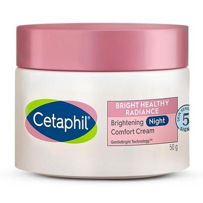 Brightening Night Comfort Cream - 50 G| For Dark Spots, Uneven Skin Tone| Hyaluronic Acid & Niacinamide| Fragrance Free