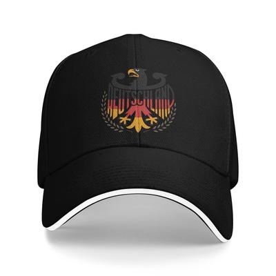 Summer Casual Baseball Cap GerUnisexy Deutschland Cool Eagle Logo Hip Hop Hats For Unisex Women Hot Sale Design Baseball Caps