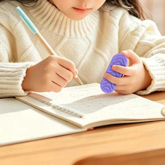 8 Stück/Set Silikon Sensorik Stein für Kinder Konzentrationshilfe Spielzeug Strukturierter Sorgen Angst Stressabbau Fidget Stein