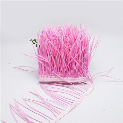 FeatherNew Arrival Feather Trim Goose Feather Trim 15-20cm Goose Biots Feathers Fringe Ribbon Dress Skrit Jewelry Making Accessories