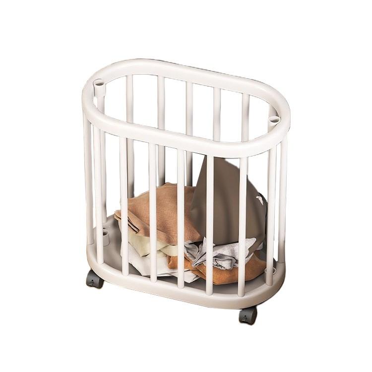 Multi-Purpose Storage Bin Organizer with Wheels - Heavy-Duty Home Fitness Gear Storage Cart for Yoga Mats Storage Basket