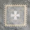 Square Coaster European Lace Embroidered Hollow Dining Table Mat Household Plate Bowl Mat Ornament Fabric Mesh Decorative Mat