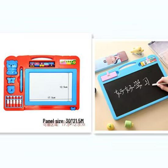 Großes magnetisches Zeichenbrett für Kinder - Buntes Graffiti- und Schreibspielzeug mit Stift