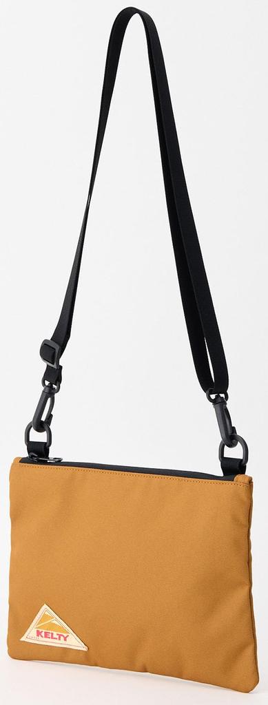 KELTY ES FLAT POUCH S Outdoor Shoulder 18cm x 26cm x 3259270626 Bag, 1cm, Caramel,