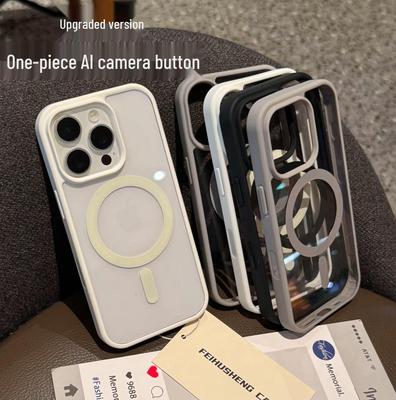 New AI Camera Magnetic Acrylic Case for iPhone 16 Pro/Touch 15/14 - Full Coverage