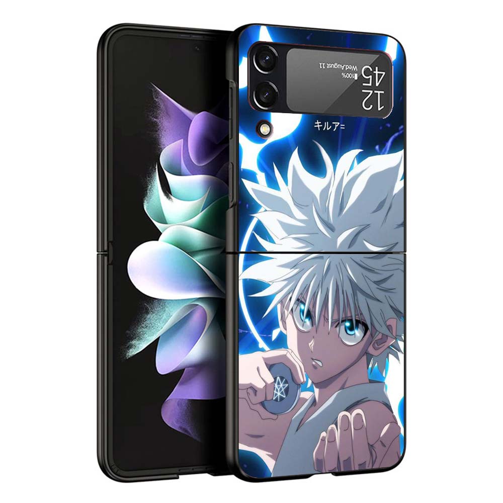 HunterX Killua Phone Case For Samsung Galaxy Z Flip7 Flip6 5G Flip5 Flip4 Flip3 ZFlip 7 6 3 4 5 Shockproof Back Cover Galaxy Z F