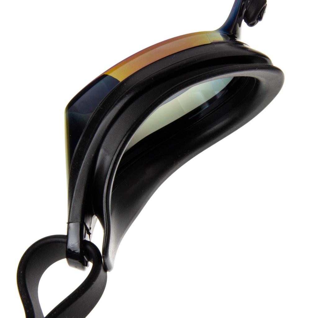 Mizuno Swimming Dark Smoke with Pastel Pink for Fitness Swimwear Goggles, N3JE800109, Mirror,