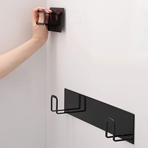 Yamazaki Tower Magnetic Bath Lid Holder (Combined, Black, 9890)