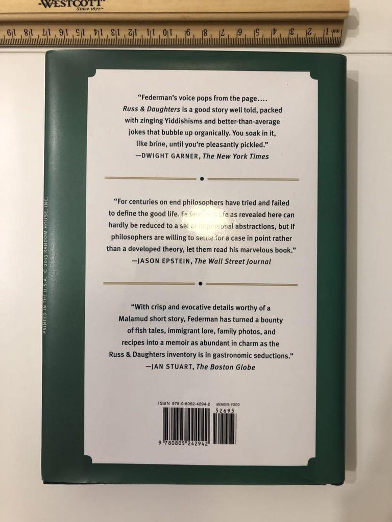 [USED] Foreign Books Cooking & Culture Russ & Daughters