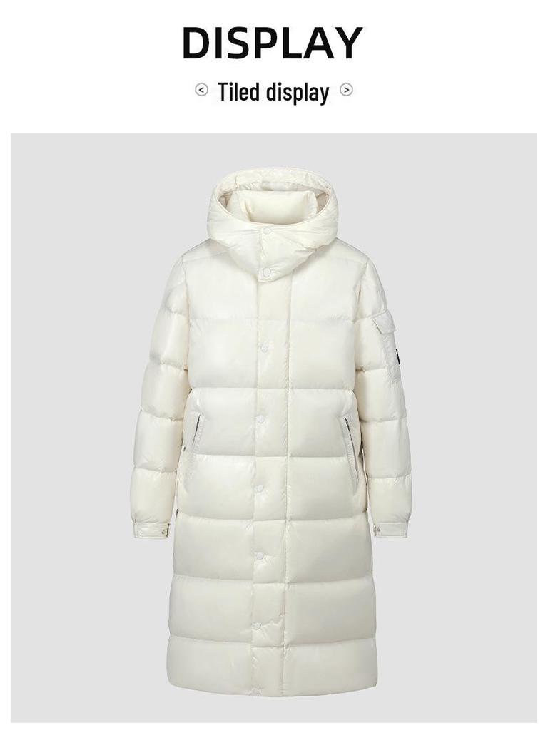 M Damen Übergröße Warme Kapuzen-Daunenjacke - Trendige & Vielseitige Mode-Oberbekleidung