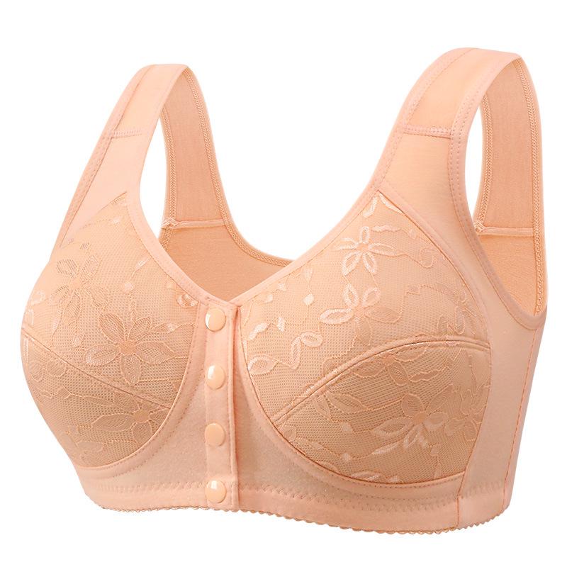 Plus Size Wire-Free Front-Opening Uplift Bra for Women