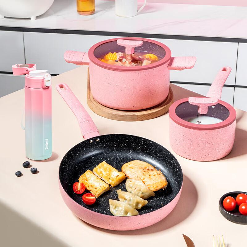 Debo Isabella Cookware Set with Octagonal Bounce Cup
