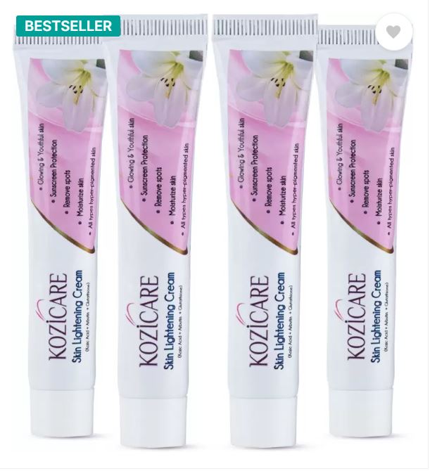 Kozicare zesvětlující krém s kyselinou kojovou a arbutinem - 15 g (Balení po 4)