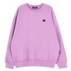 ASTRAL PROJECTION Oversized Drop Shoulder Balloon Heart Sweatshirt_Violet