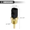 ACROPIX Engine Temperature Sensor Temperature Transmitter for Chry sler Sebring 2003-2005 Metal No.1308A012 Golden Tone