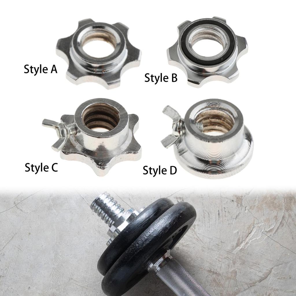 Dumbbell Nut Strength Training for Fitness Dumbbell Handle Straight Barbell