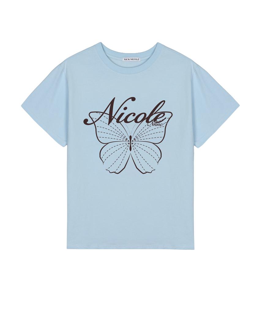 Nigaennikol Nicole Butterfly Sleeve Top_Sora Brown
