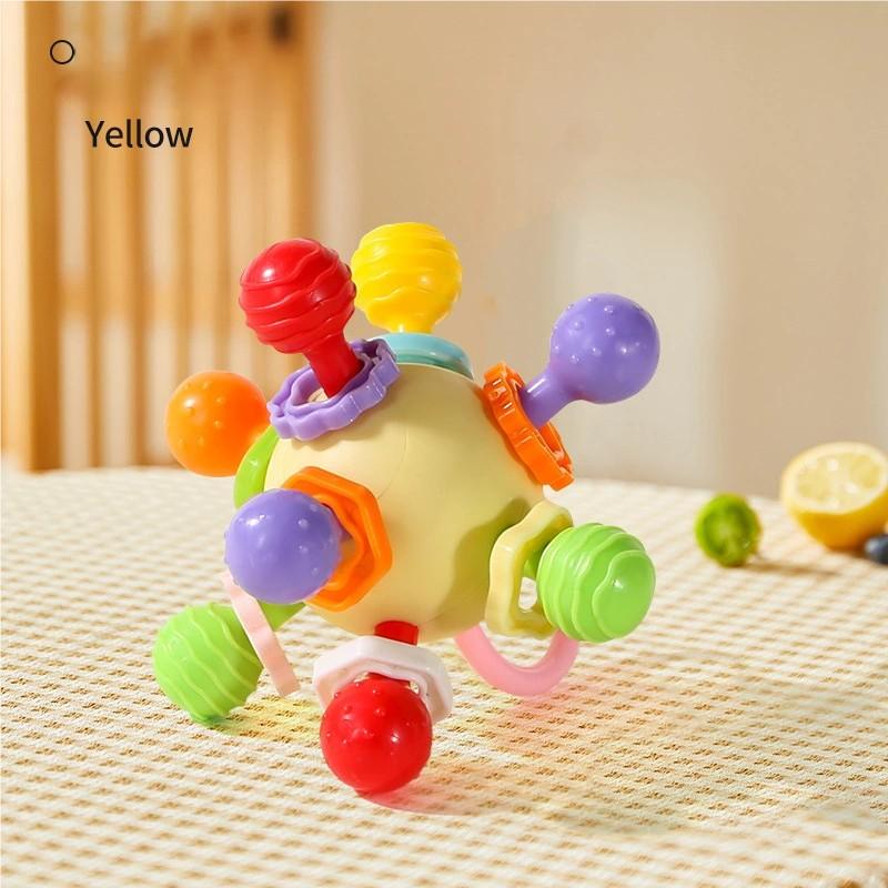 Manhattan Hand Ball Baby Educational Early Education Chewable Teether Molar Stick 0 to 1 Year Old 3 to 6 Months Baby Toys