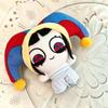 New 10cm Mini Pomnis Cotton Doll Cute Cartoon Pink Clown Printed Plush Pendant Fan Made Derivative Stuffed Toy Lovely Bag Toys