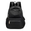 Zhongningyifeng ZNYF Backpack for Women, Small Mini Backpack, Cute Nylon Bag for Girls, Waterproof, Lightweight, Popular, 3-Way Design (Black Wide