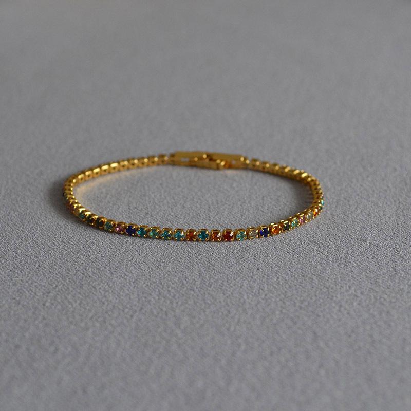 

Exotic Mediterranean Gemstone Candy Bracelet: Versatile, Colorful, and Fashionable
