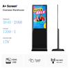 MWE LCD 43/49/55/65 Inch Floor Standing LCD Advertising Video Player Android Indoor Touch Screen Digital Signage and Display
