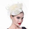 (Projektor)Kvinnor Flickor Mesh Fascinators Hatt Cocktailparty Pannband Huvudstycke Bröllopsmössa