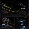 Road Bike Sticker Reflective Tape Fluorescent Safety Warning Strips Protective Tape Bicycles Wheel Body Sticker