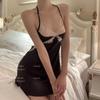 Sexy Lingerie, Sexy Women's Eyelashes, Lace, Hot Temptation, Low Chest Suspenders, Pure Desire Wind