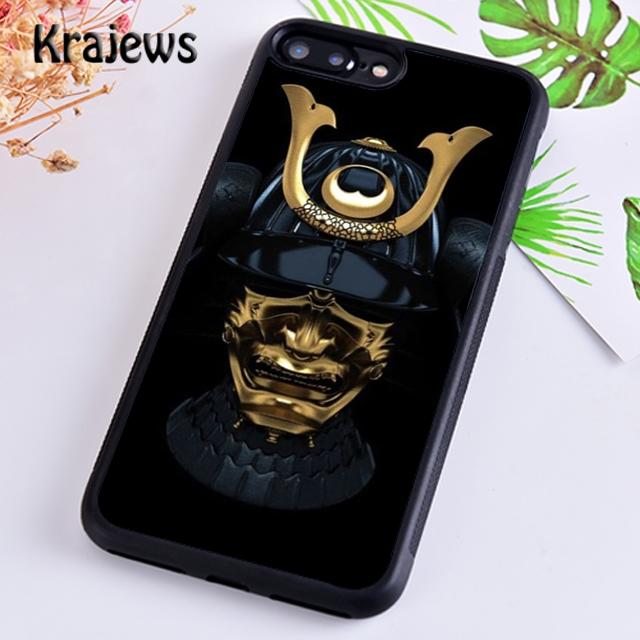 Samurai Mask Helmet Phone Case Cover For iPhone 17 Air 16 15 14 plus 12 13 pro max coque Shell Fundas