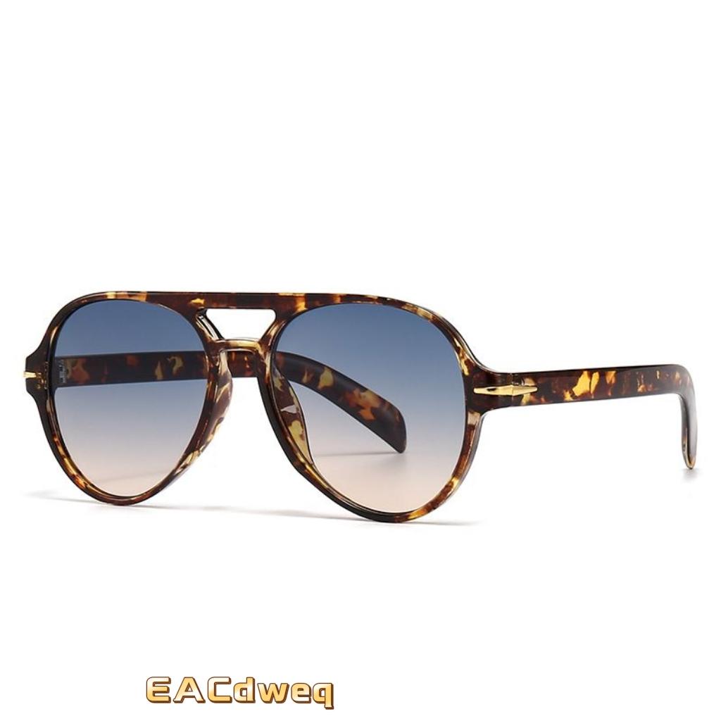 Exquisite Fashion Items Men's Classic Retro Pilot Oval Sunglasses Wo Fashion Double Bridge Glasses Outdoor Sun Shading Driving Shades Uv400 Eyewear Cm