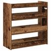 Shoe Rack Vintage Wood Look 60 x 25 x 62 cm Engineered Wood