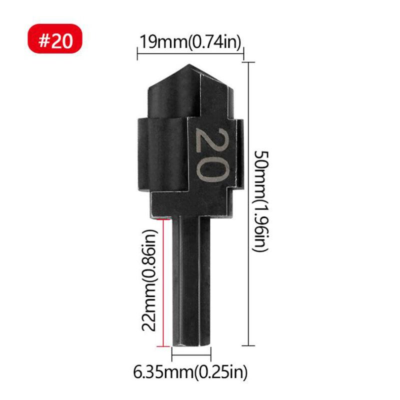 

Ступенчатое сверло PPR Lifted с шестигранным хвостовиком, инструмент для соединения водопроводных труб 20/25/32 для сантехника, перфоратор для водопроводных труб, сверло 20mm чёрный