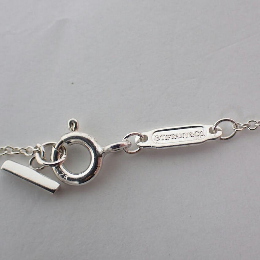 [Pre-owned] TIFFANY 925 T Smile Line Necklace/j54-3