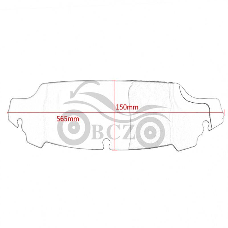 5-Inch Windshield for Harley Road Glide & Street Glide Motorcycles (2014-2021)