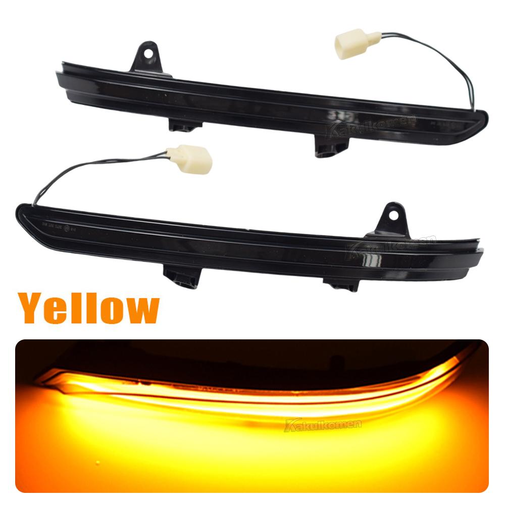 

Black LED Dynamic Turn Signal Blinker Sequential Indicator Side Mirror Light Lamp For Mazda CX-5 KF CX-8 2017- CX-9 TC жовтий