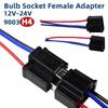 1/2/3/4Pair Wiring Harness Socket Headlight Fog Lamp Female Connector Universal for 9003 H4 Bulb Socket Accessories for Vehicles