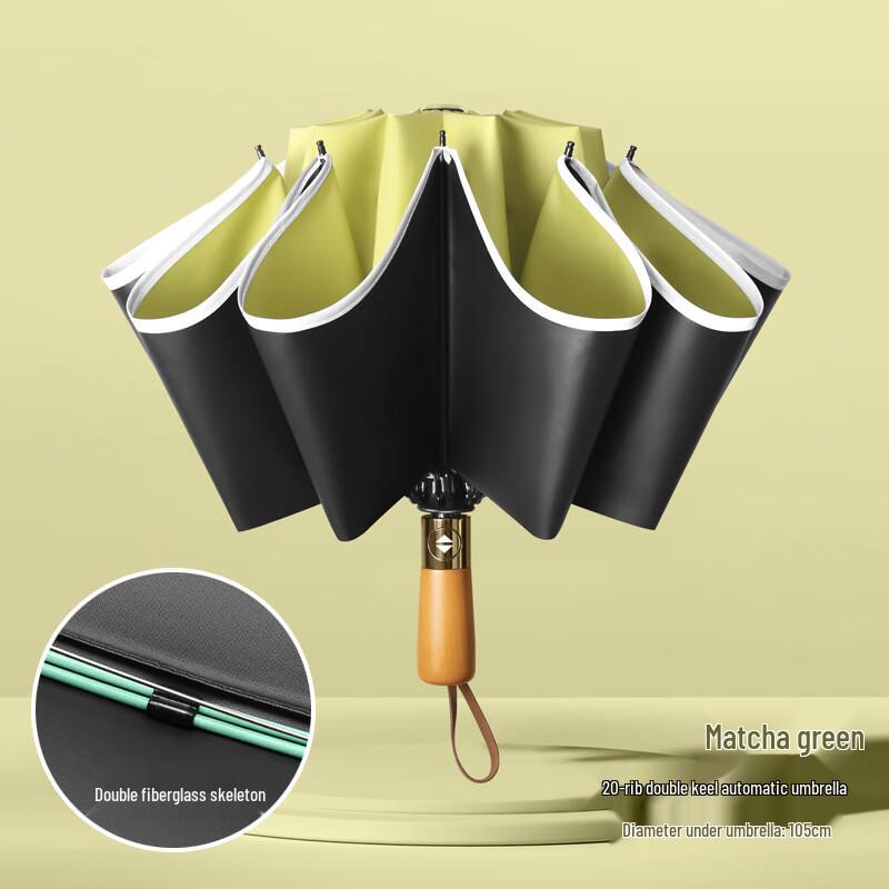 Xinyuxuan Wooden Handle Reverse Folding Umbrella