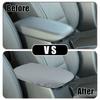 Center Console Seat Armrest Cover Autto Inner for Toyota RAV4 2014-2018 Gray