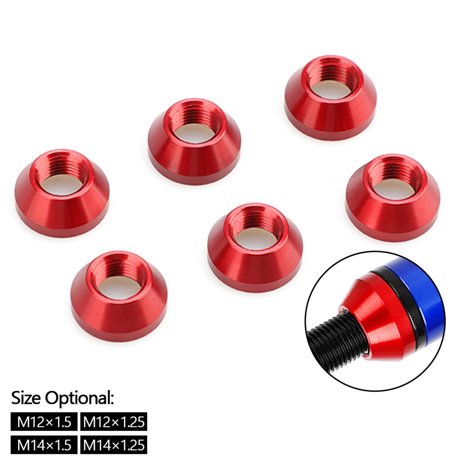 7075-t6 Aluminum Wheel Bolt Caps Of Conical Lug Nuts Accessories Screw Cap m12x1.25 Bolt Cover M12x1.25