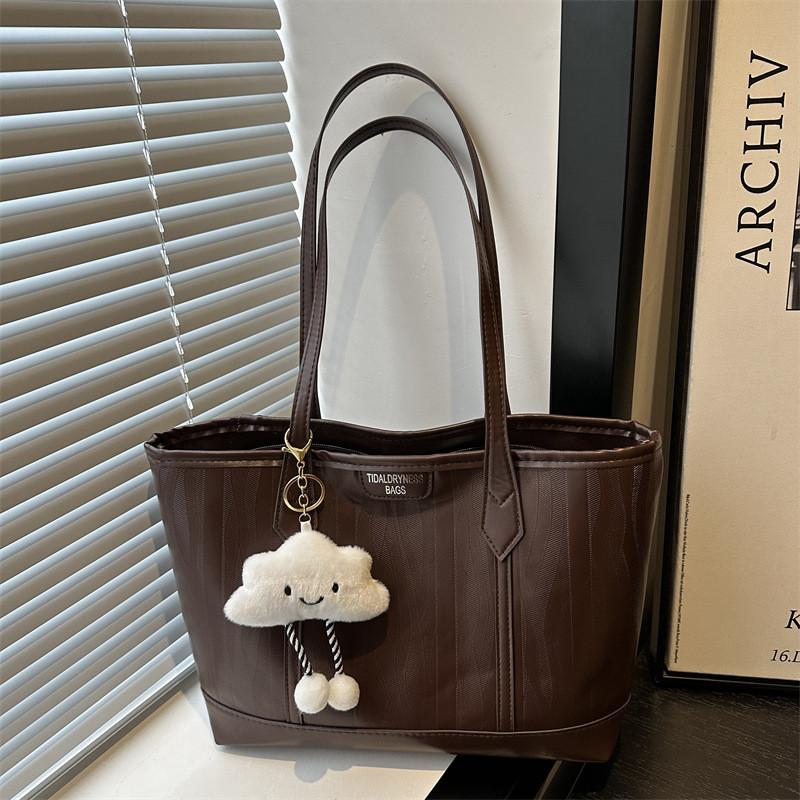 Chic Urban Minimalist Pu Tote Bag For Women With Spacious Design And Multiple Color Options For Everyday Use