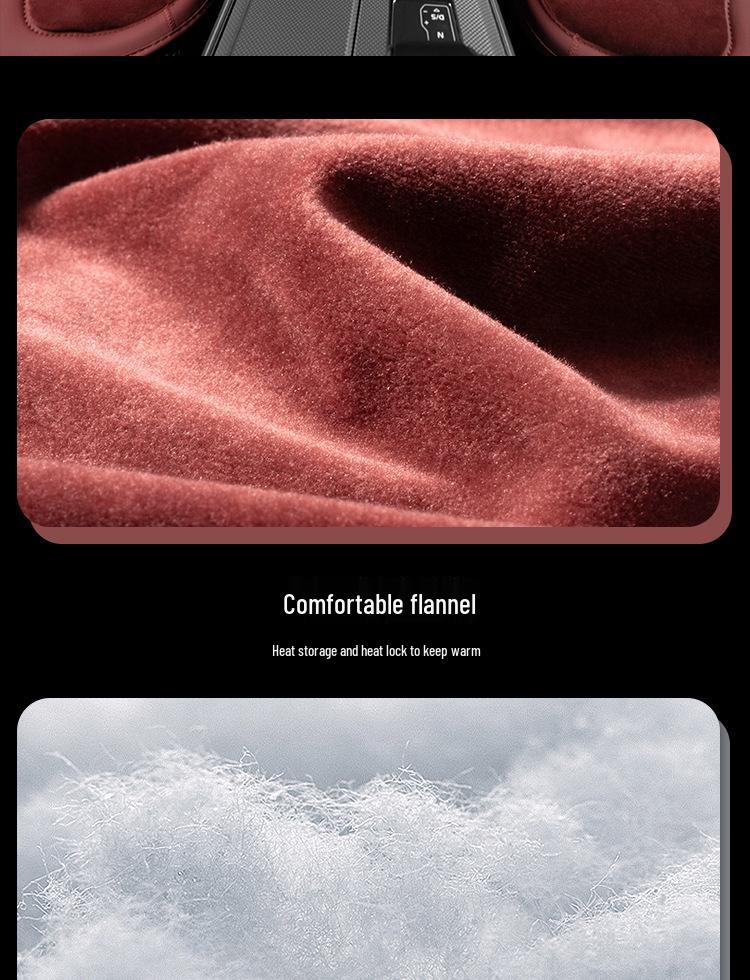 Winter Flannel Seat Cushion for Haval H6 2nd Gen, Big Dog, H9, H5, M6, Menglong, Xiaolong MAX, and Chitu.