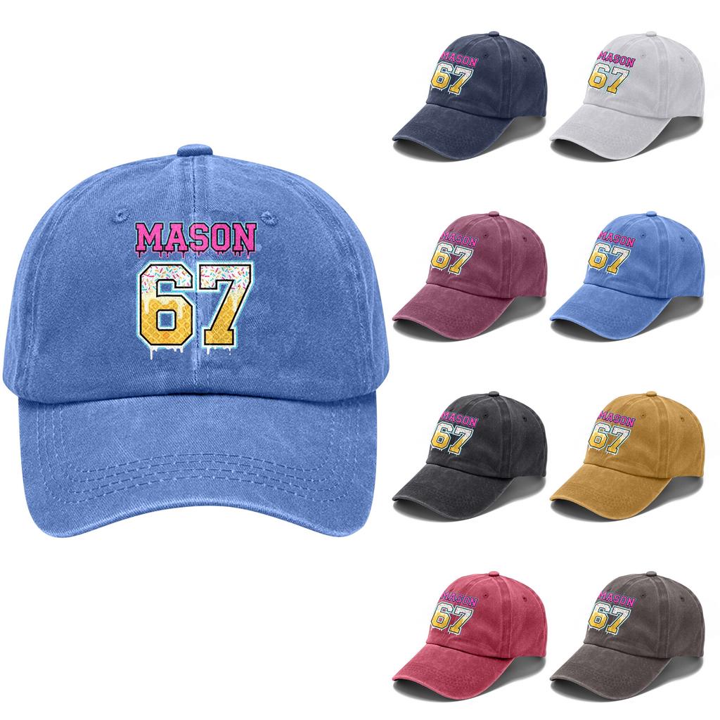 Fashionable Print Men's And Women's Adjustable Baseball Caps