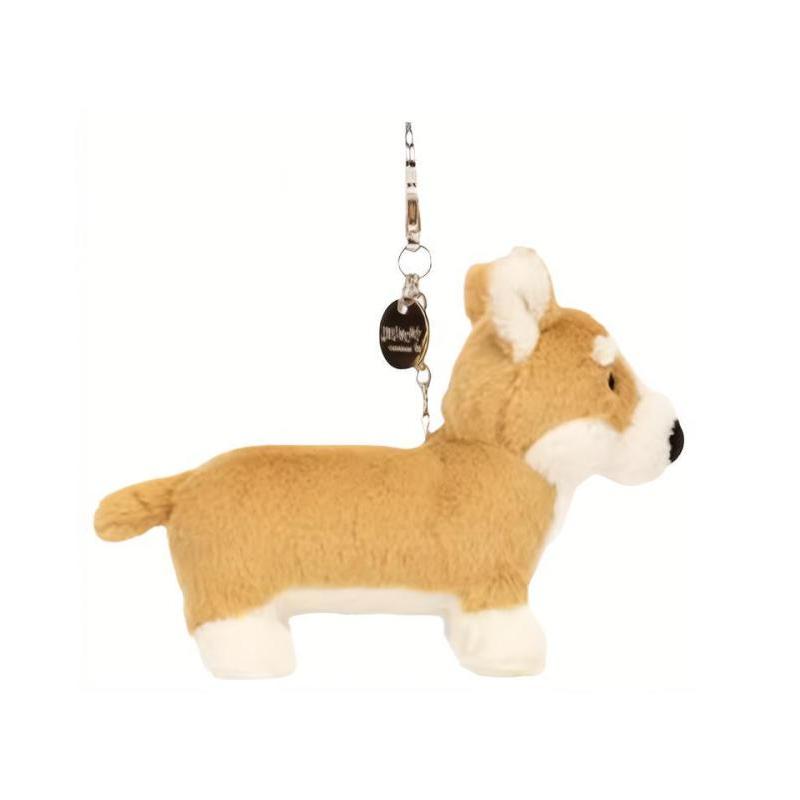 JELLYCAT Dog Series Betty Corgi Bag Cute Doll Plush Pendant 10cm High