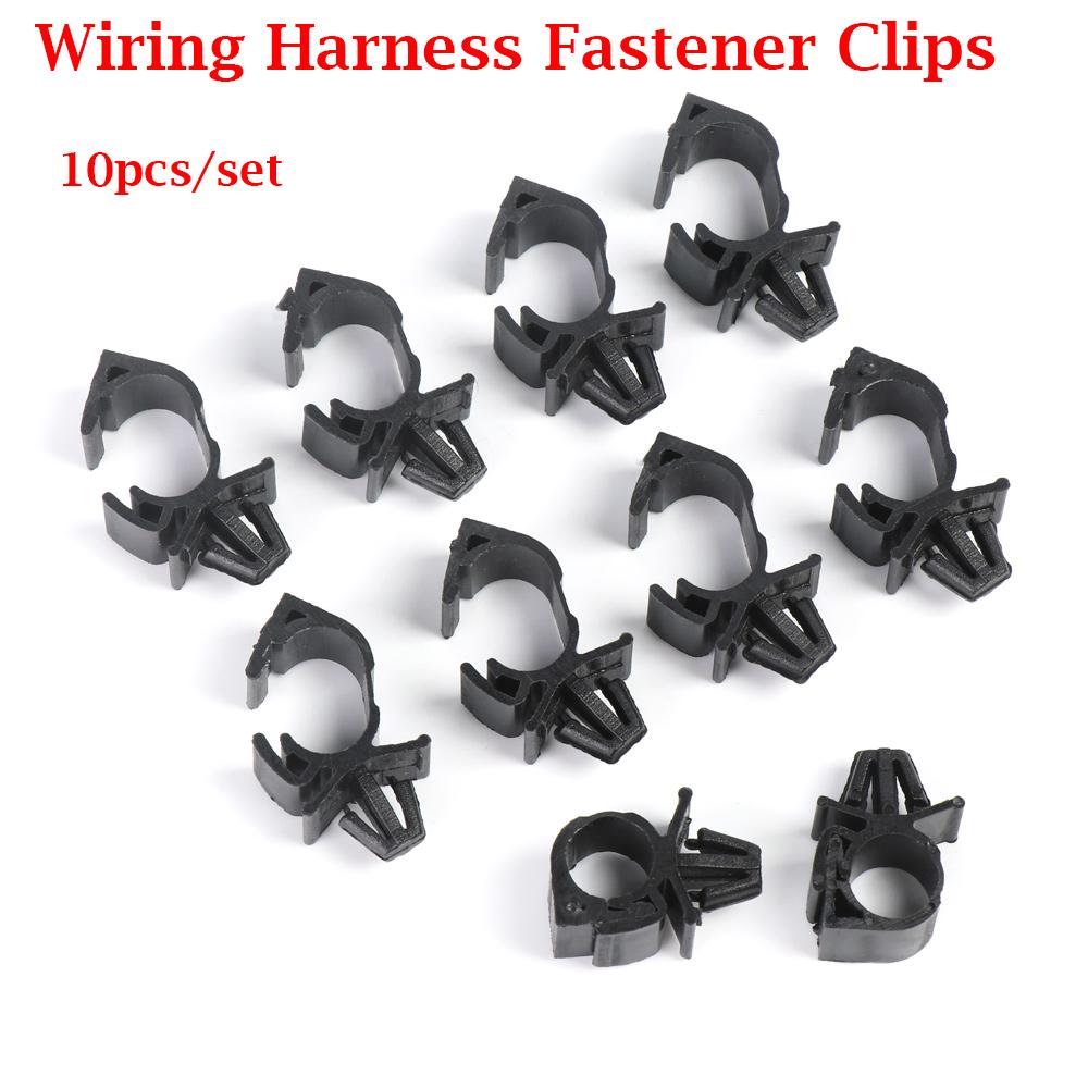 Push Mounted Harness Cable Car Wiring Harness Fastener Clips Wiring Strap Cable Clamp Zip Ties