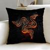 Classic Electronic Brand Razer Cushion Cover Soft & Easy-Wash Pillow Case – Versatile for Couch, Bed, Travel and Office