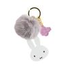 GreenFlash Miffy Fur Acrylic Keychain, Gray, BM-456