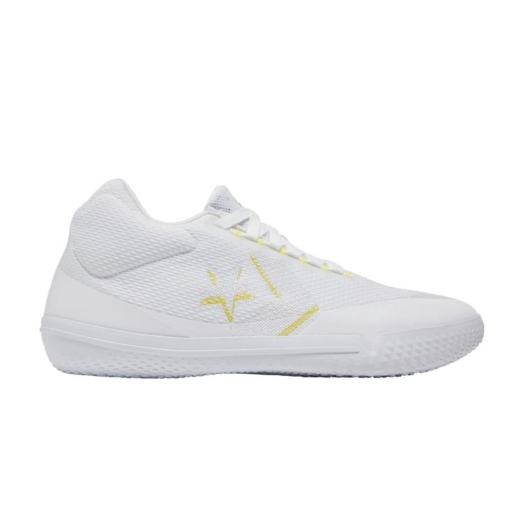 Converse All Star BB Evo Mid Hi-Vis Collection - White Fresh Yellow 35.5