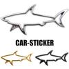 Goods Land [3 Color] General Purpose 3D Metal Sticker Shark Logo 3D Car Decal